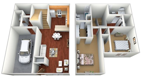 a floor plan of a 1 bedroom apartment at the crossings at white marsh apartments, transparent p